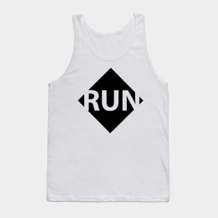 Run (black) Tank Top